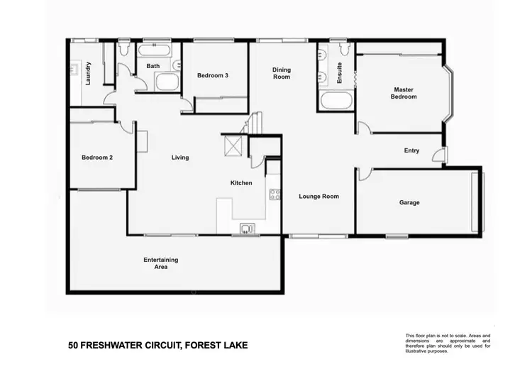 Floorplan of Homely house listing, 50 Freshwater Cct, Forest Lake QLD 4078