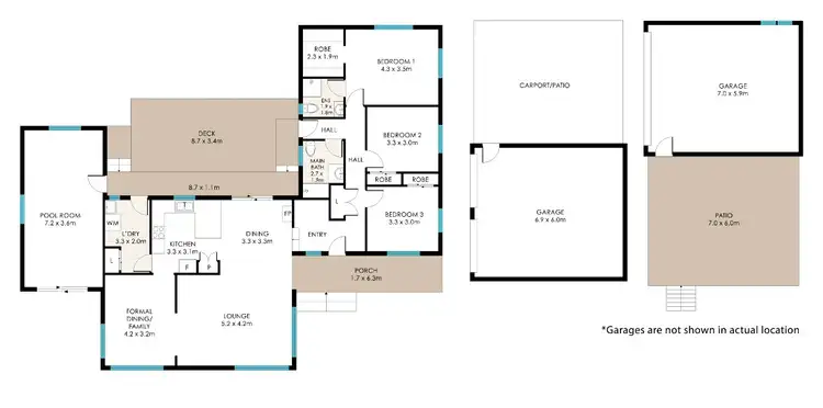 Floorplan of Homely rural property listing, 5 Koorainghat Close, Rainbow Flat NSW 2430