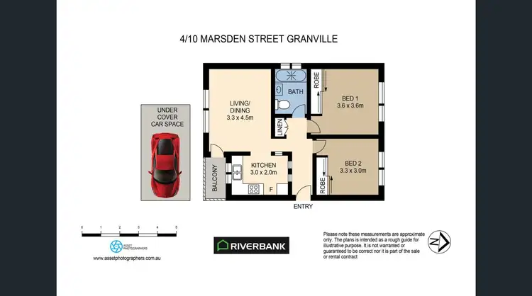 Floorplan of Homely apartment listing, 4/10 Marsden Street, Granville NSW 2142