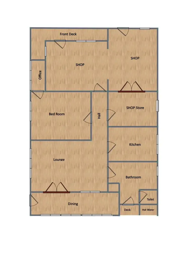 Floorplan of Homely house listing, 10 Bate Street, Central Tilba NSW 2546