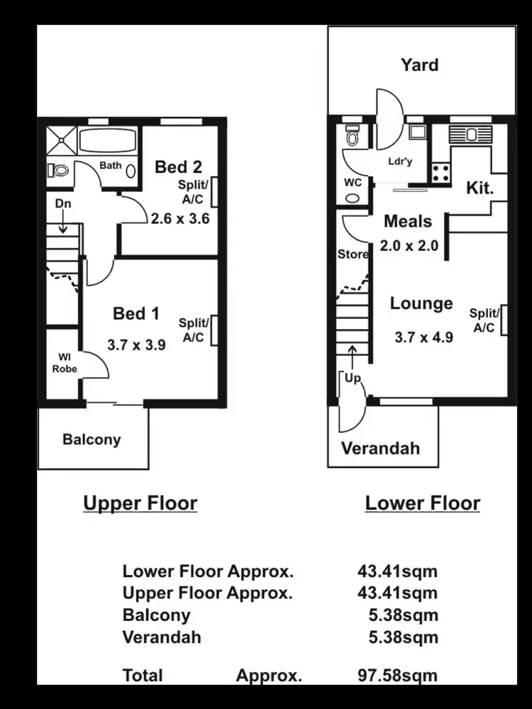 Floorplan of Homely townhouse listing, 11/53-54 North Esplanade, Glenelg North SA 5045