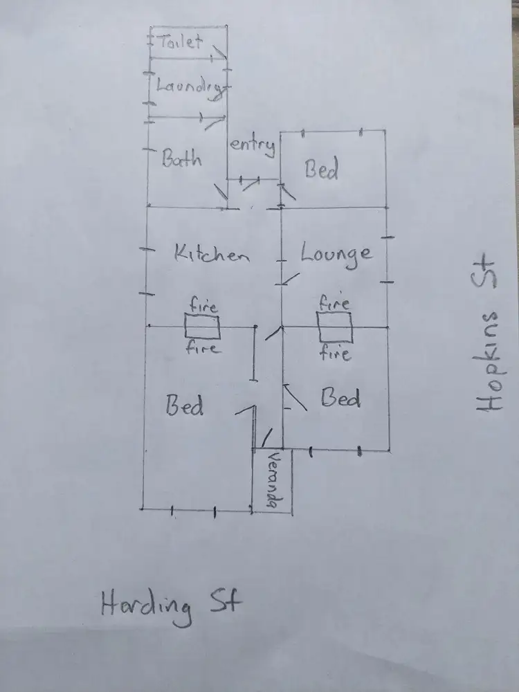Floorplan of Homely house listing, 43 Harding St, Winchelsea VIC 3241