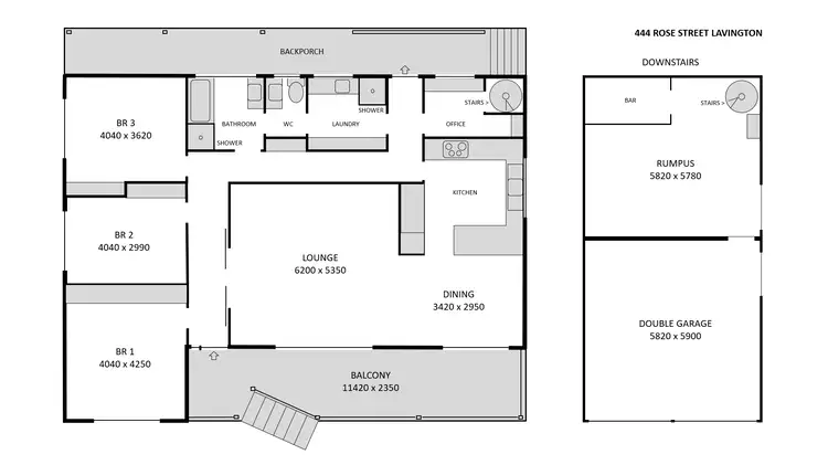 Floorplan of Homely house listing, 444 Rose Street, Lavington NSW 2641