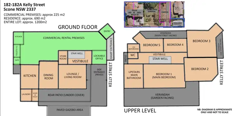 Floorplan of Homely villa listing, 182-182a Kelly Street, Scone NSW 2337