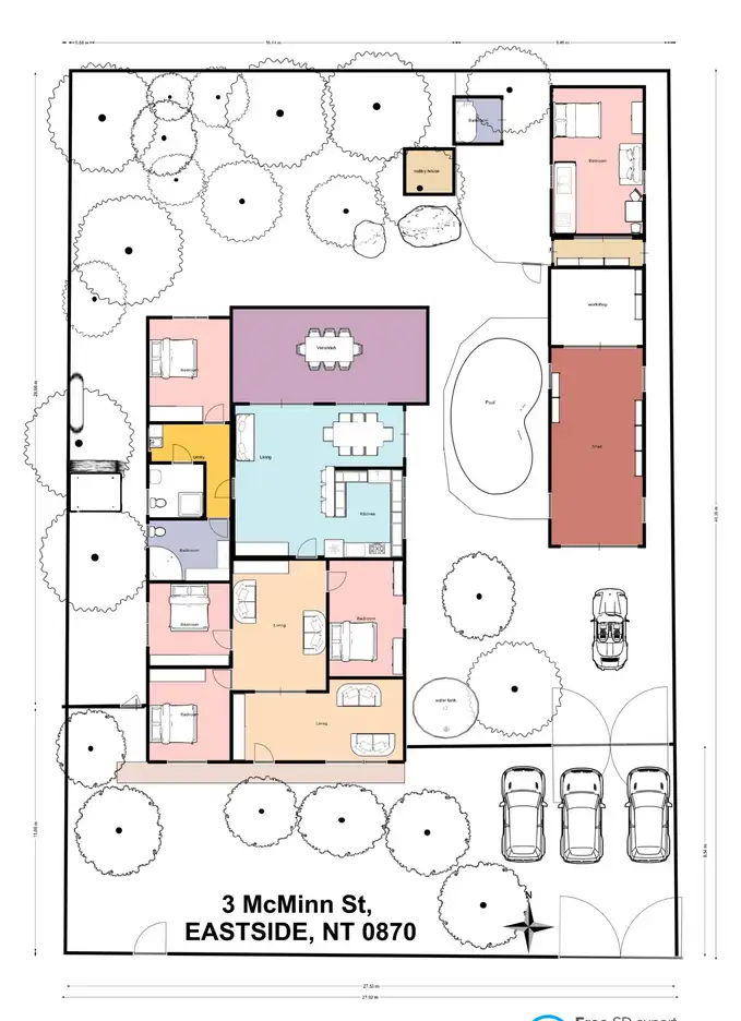 Floorplan of Homely house listing, 3 McMinn Street, East Side NT 870