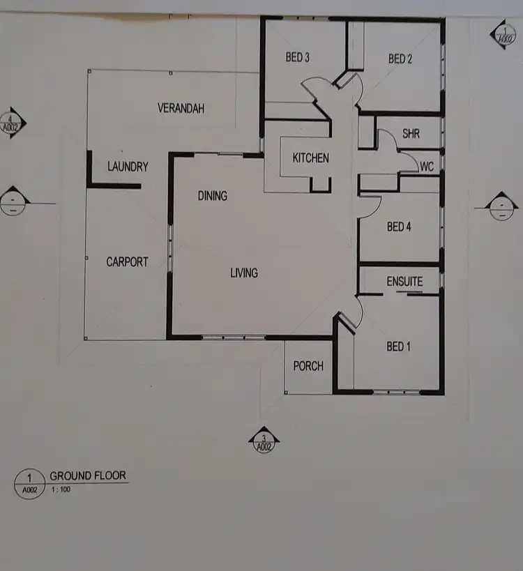 Floorplan of Homely house listing, 4 Alidade Cresent, Woodroffe NT 830