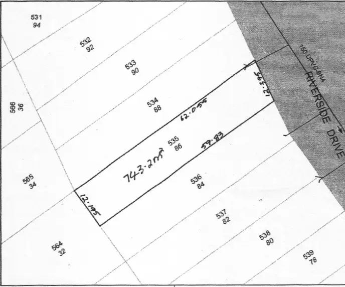 Floorplan of Homely land listing, 86 Riverside Drive, Karuah NSW 2324
