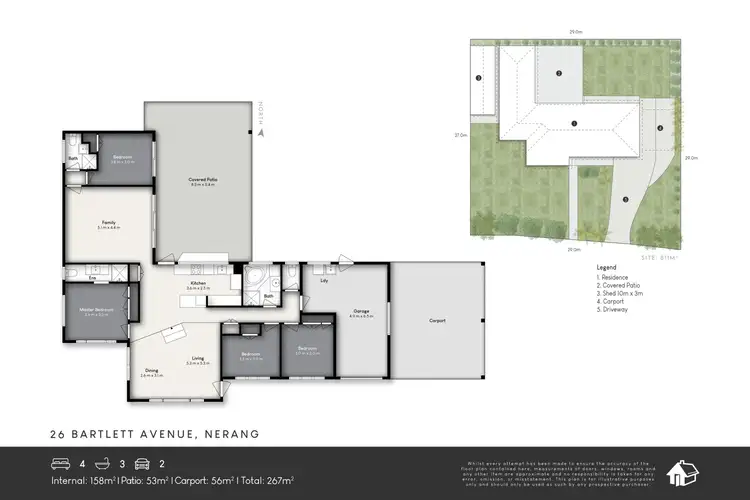 Floorplan of Homely house listing, 26 Bartlett Avenue, Nerang QLD 4211