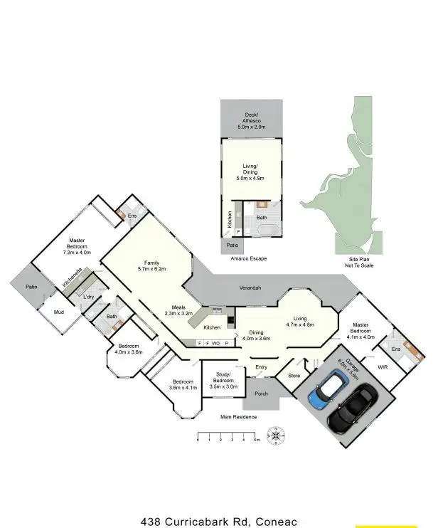 Floorplan of Homely rural property listing, 438 Curricabark Road, Gloucester NSW 2422