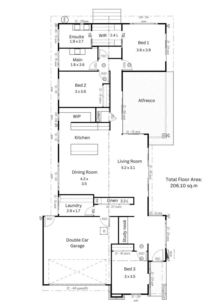 Floorplan of Homely house listing, 79 Flintwood Crescent, Palmview QLD 4553