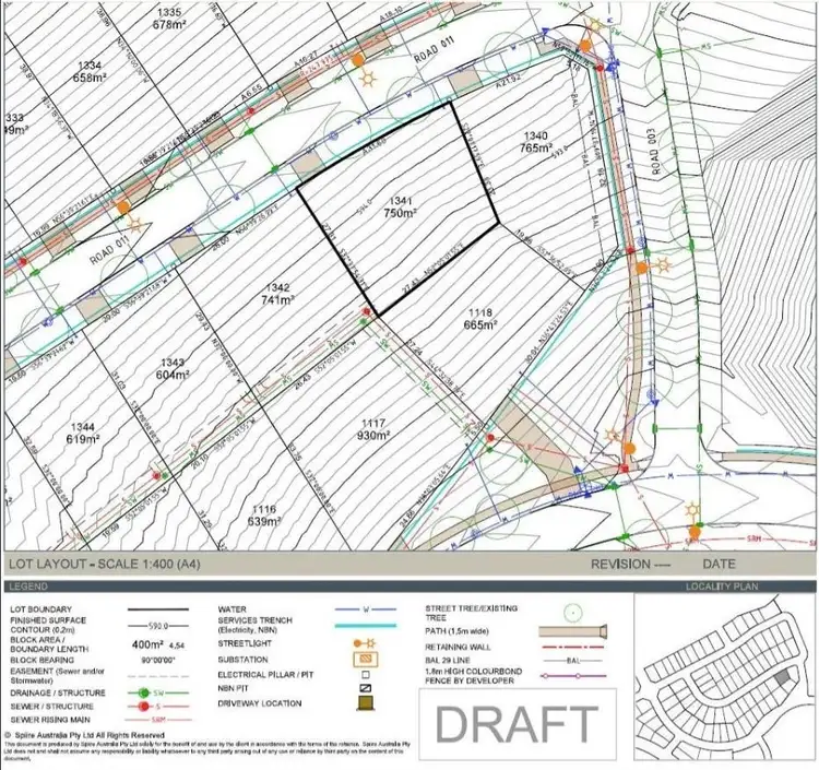 Floorplan of Homely land listing, Lot 1341, 30 Petralia Street, Greenleigh NSW 2620