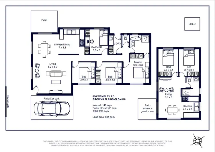 Floorplan of Homely house listing, 856 Wembley Road, Browns Plains QLD 4118
