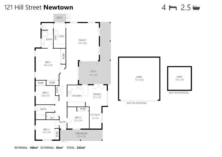 Floorplan of Homely house listing, 121 Hill Street, Newtown QLD 4350