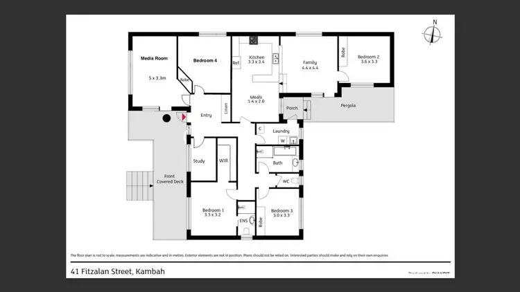 Floorplan of Homely house listing, 41 Fitzalan St, Kambah ACT 2902
