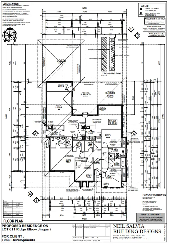 Floorplan of Homely house listing, 48 Ridge Elbow, Nickol WA 6714