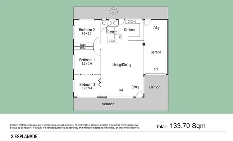 Floorplan of Homely house listing, 3 Esplanade, Balgal Beach QLD 4816