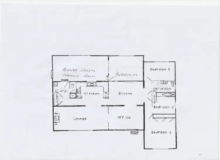 Floorplan of Homely rural property listing, 489 South Coast Highway, Pink Lake WA 6450