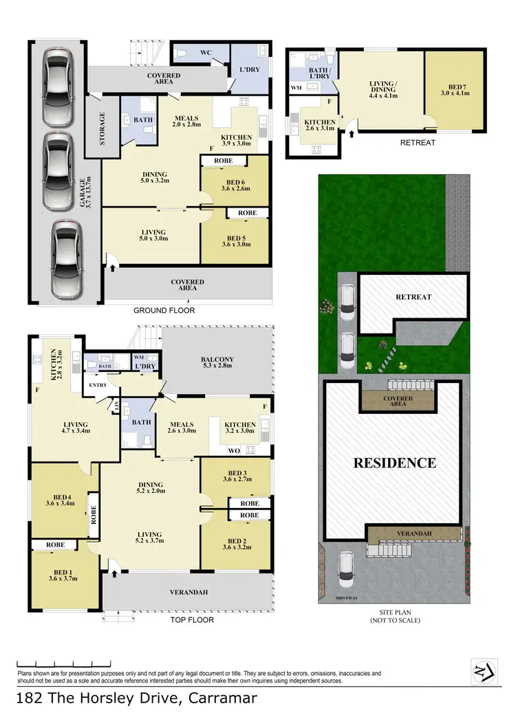 Floorplan of Homely house listing, 182 The Horsley Drive, Carramar NSW 2163