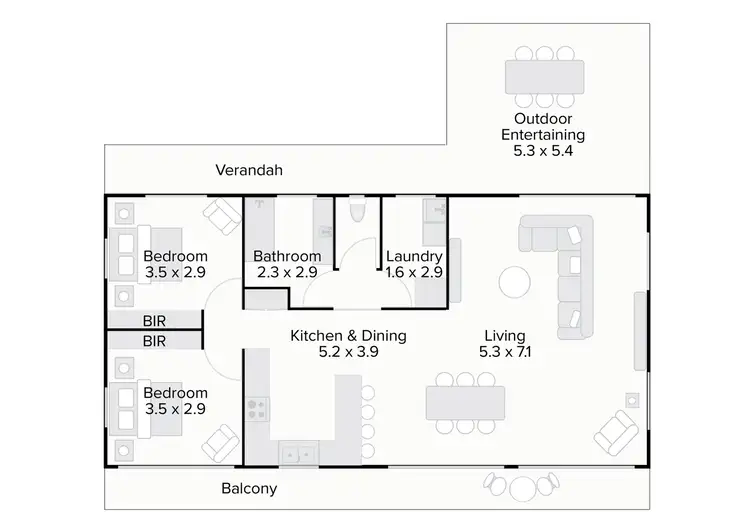 Floorplan of Homely villa listing, 4/35 Main Street, Bridport TAS 7262