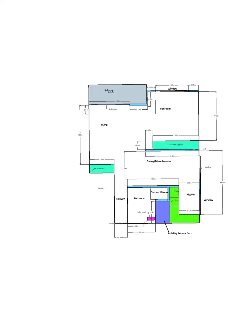 Floorplan of Homely unit listing, 17/43 Preston Point Rd, East Fremantle WA 6158