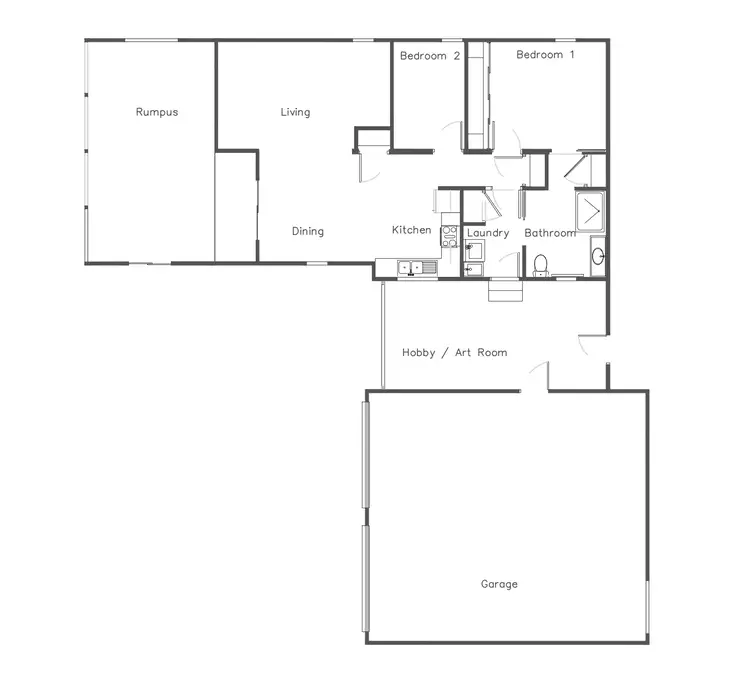 Floorplan of Homely house listing, 2 Spring Court, Strathbogie VIC 3666