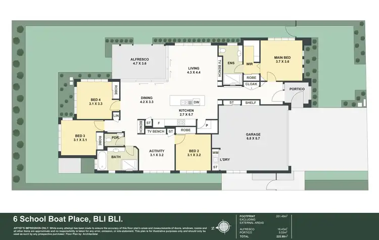 Floorplan of Homely house listing, 6 School Boat Place, Bli Bli QLD 4560