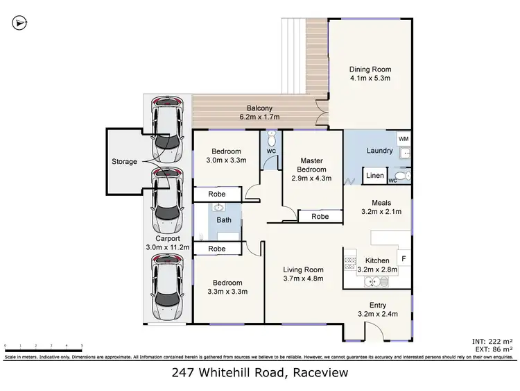 Floorplan of Homely house listing, 247 Whitehill Road, Raceview QLD 4305