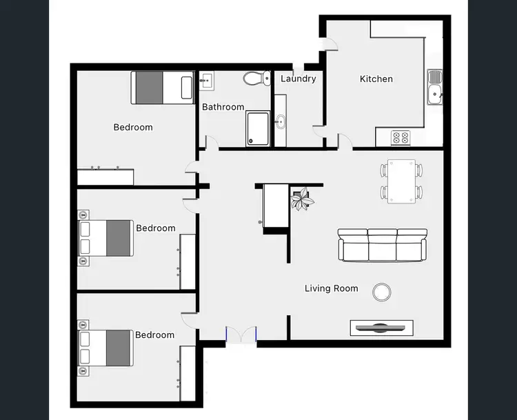Floorplan of Homely house listing, 165A Thirteenth Street, Mildura VIC 3500