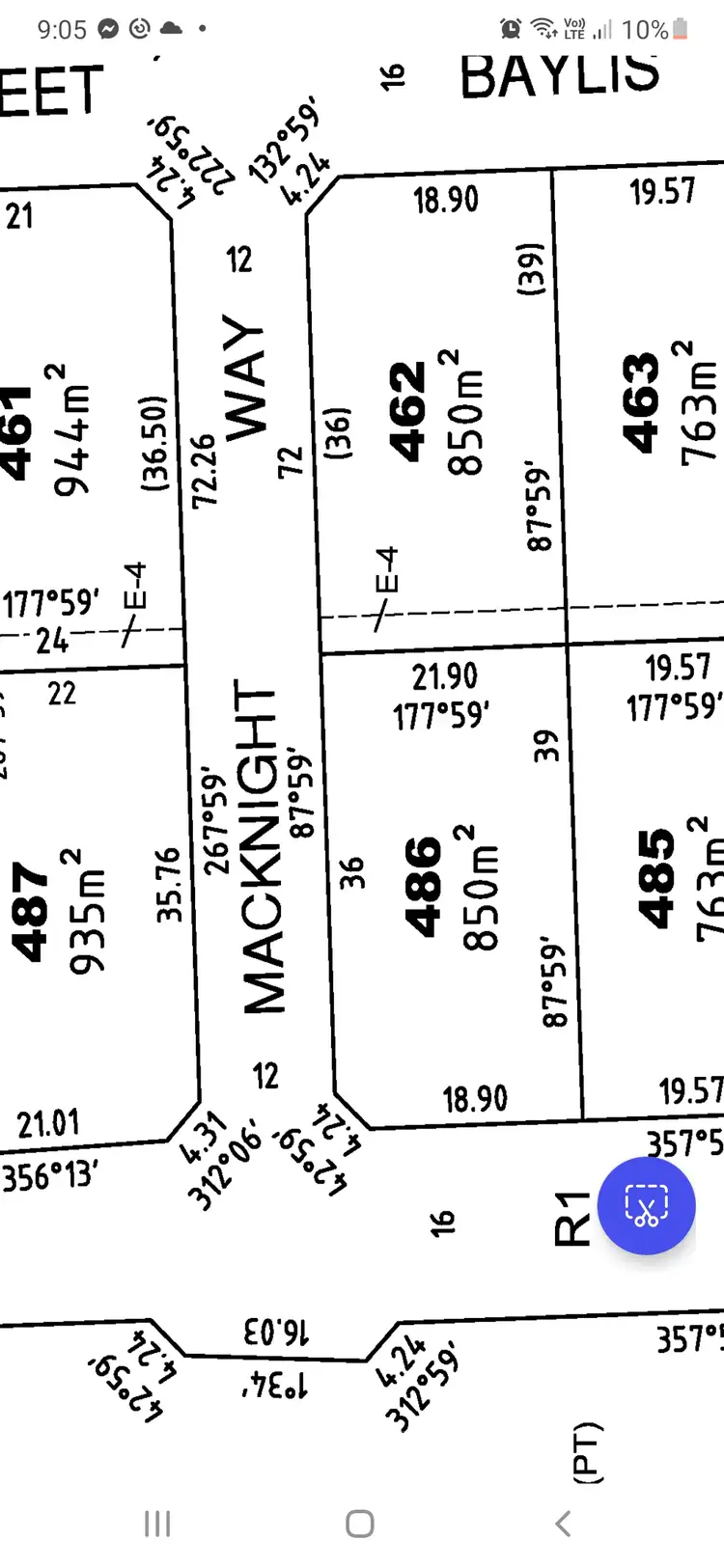 Floorplan of Homely land listing, 16 Wylie Street, Baranduda VIC 3691
