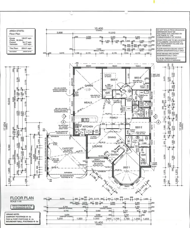 Floorplan of Homely house listing, 11 Pira Loop, Byford WA 6122