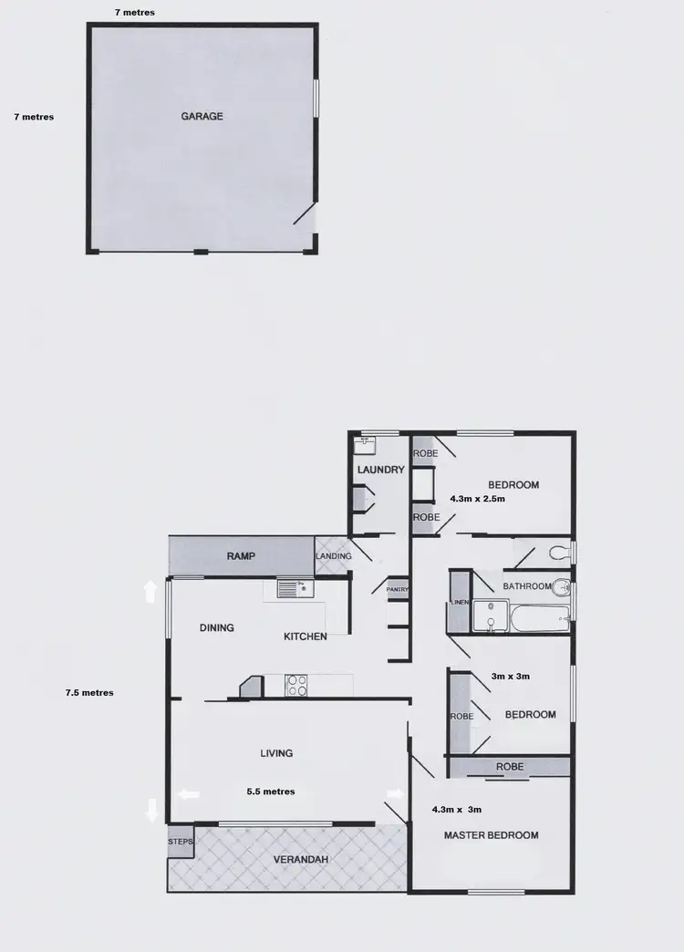 Floorplan of Homely house listing, 10 Perth Avenue, East Maitland NSW 2323