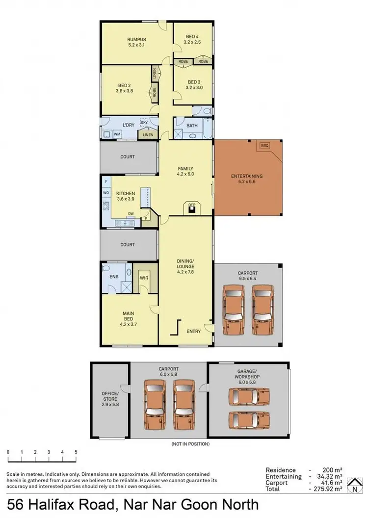 Floorplan of Homely rural property listing, 56 Halifax Road, Nar Nar Goon North VIC 3812