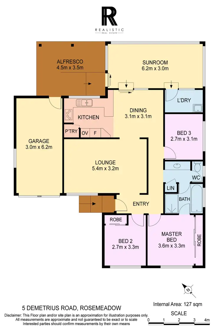 Floorplan of Homely house listing, 5 Demetrius Road, Rosemeadow NSW 2560