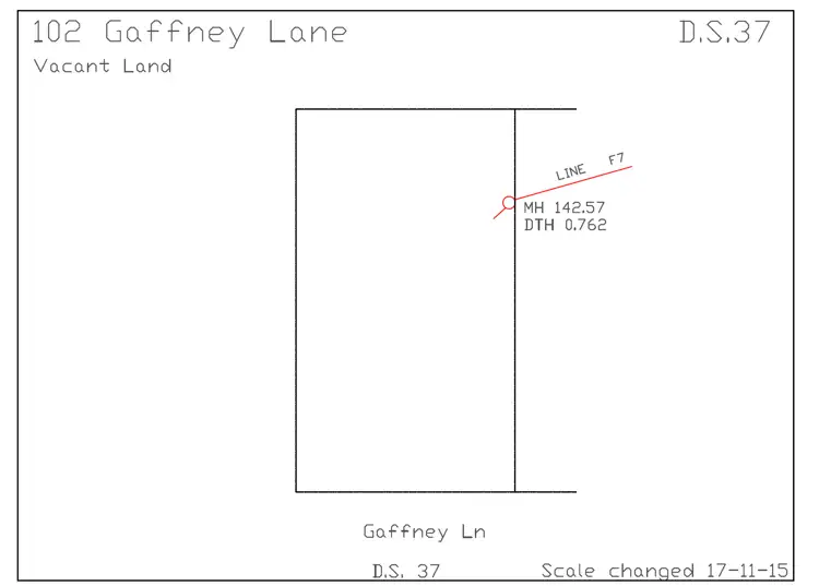 Floorplan of Homely land listing, 102 Gaffney Lane, Broken Hill NSW 2880