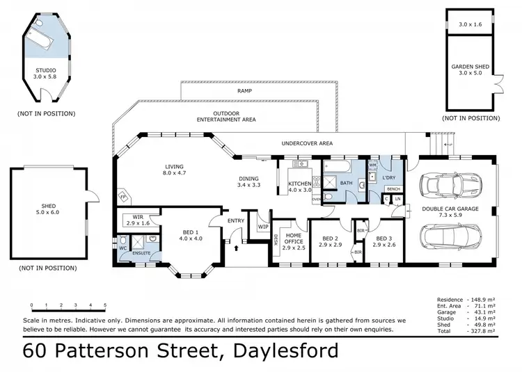 Floorplan of Homely house listing, 60 Patterson Street, Daylesford VIC 3460