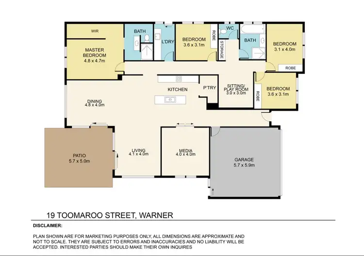 Floorplan of Homely house listing, 19 Toomaroo Street, Warner QLD 4500