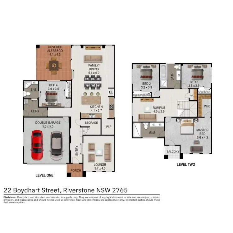 Floorplan of Homely house listing, 22 Boydhart Street, Grantham Farm NSW 2765