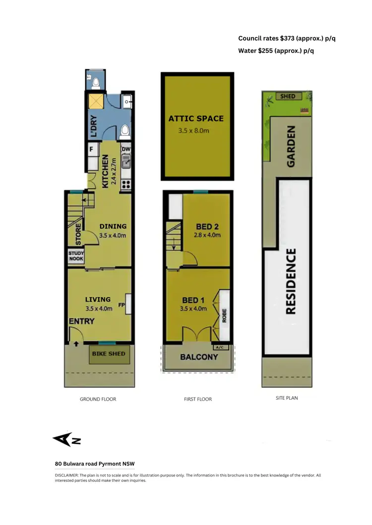 Floorplan of Homely house listing, 80 Bulwara Road, Pyrmont NSW 2009