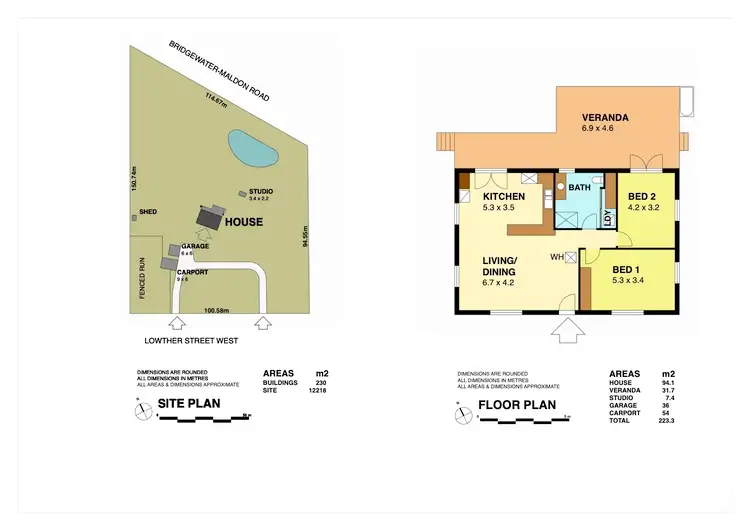 Floorplan of Homely house listing, 17 Lowther Street West, Maldon VIC 3463