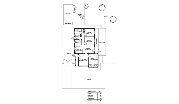 Floorplan of Homely house listing, 106 Goddard Drive, Salisbury Park SA 5109