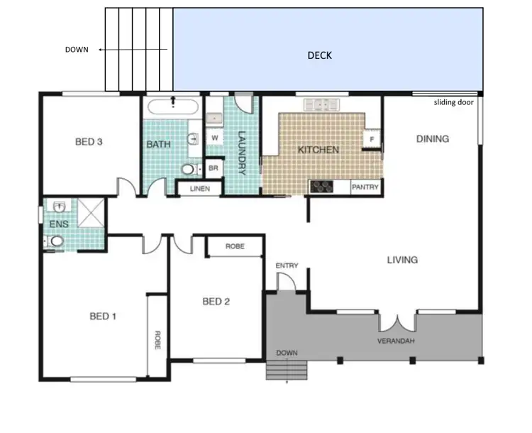 Floorplan of Homely house listing, 5 Northmore Crescent, Higgins ACT 2615