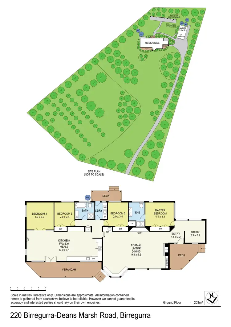 Floorplan of Homely rural property listing, 220 Birregurra-Deans Marsh Road, Birregurra VIC 3242