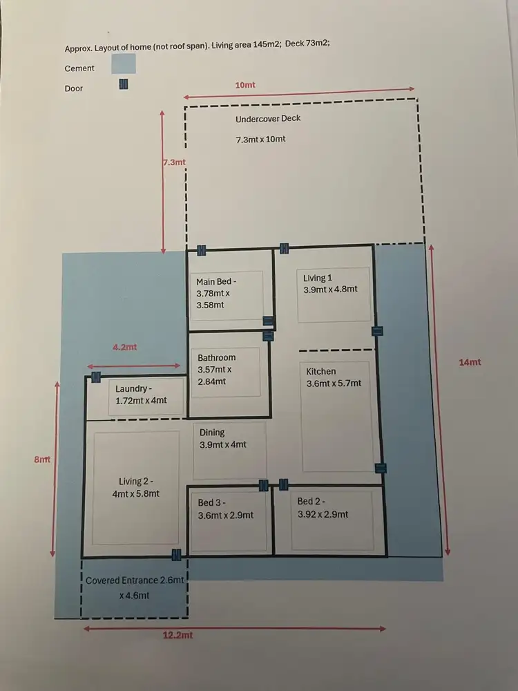 Floorplan of Homely rural property listing, 54 Spada Road, East Deep Creek QLD 4570