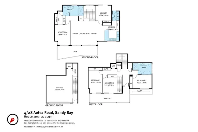 Floorplan of Homely townhouse listing, 4/28 Aotea Road, Sandy Bay TAS 7005