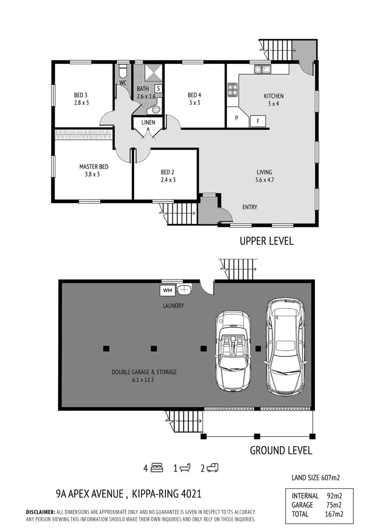 Floorplan of Homely house listing, 9A Apex Avenue, Kippa-Ring QLD 4021