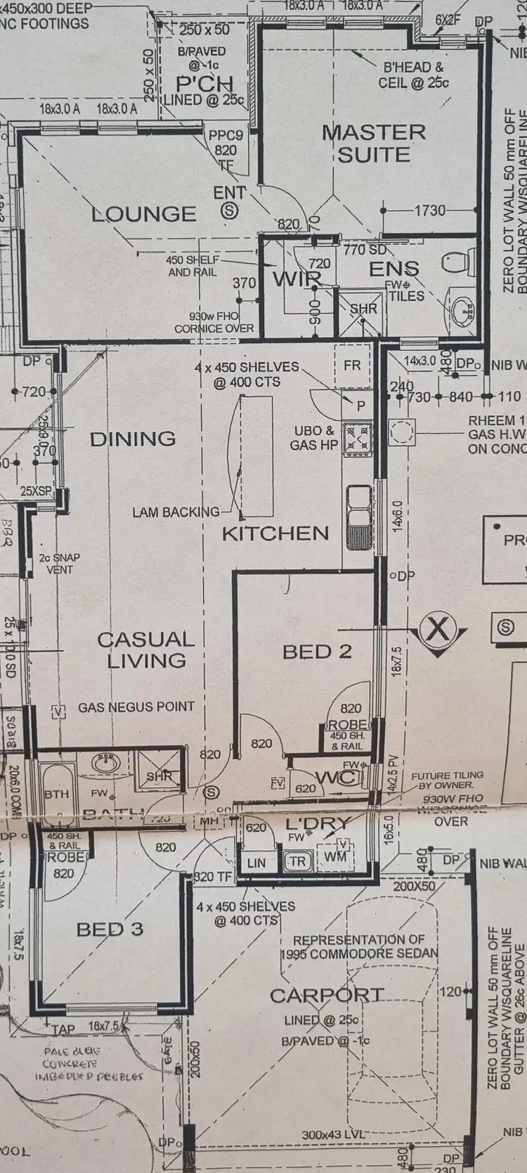Floorplan of Homely house listing, 1 Cople Lane, Butler WA 6036