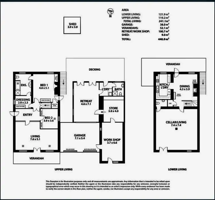 Floorplan of Homely house listing, 37 Venables Street, Macclesfield SA 5153