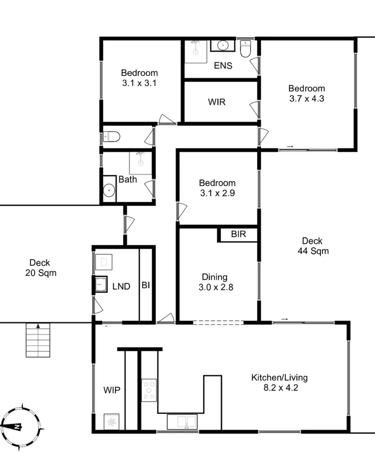 Floorplan of Homely rural property listing, 650 Primrose Sands Road, Primrose Sands TAS 7173