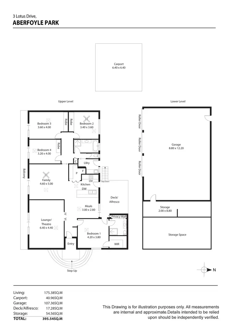 Floorplan of Homely house listing, 3 Lotus Drive, Aberfoyle Park SA 5159