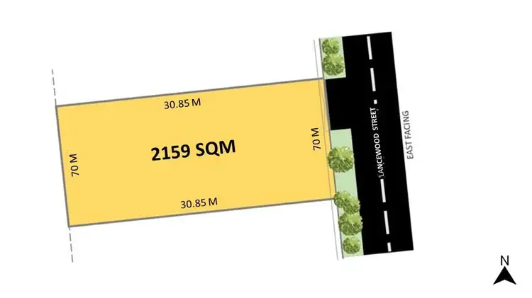 Floorplan of Homely land listing, 21 Lancewood Street, Cardigan VIC 3352